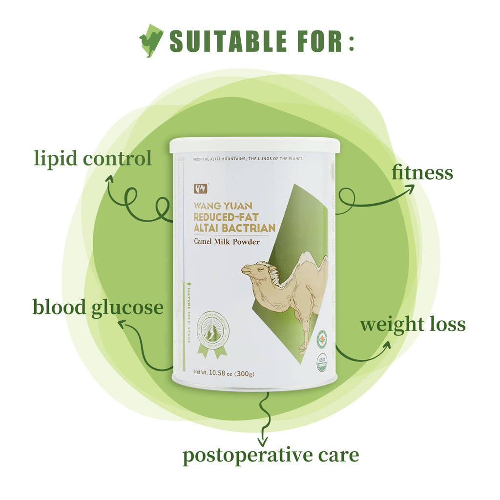 Camel Milk Powder - REDUCED FAT 减脂